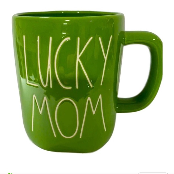 Rae Dunn Lucky Mom mug & Lucky Dad mug NEW - Picture 3 of 3